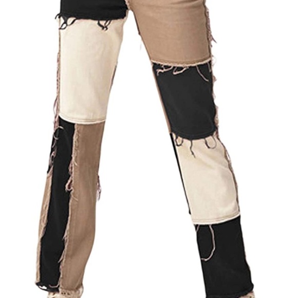 Color Block Jeans - Picture 4 of 4